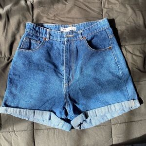 Zara oversized shorts